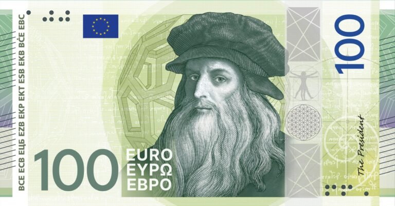 Europeans Vote on New Leonardo da Vinci Banknote Design