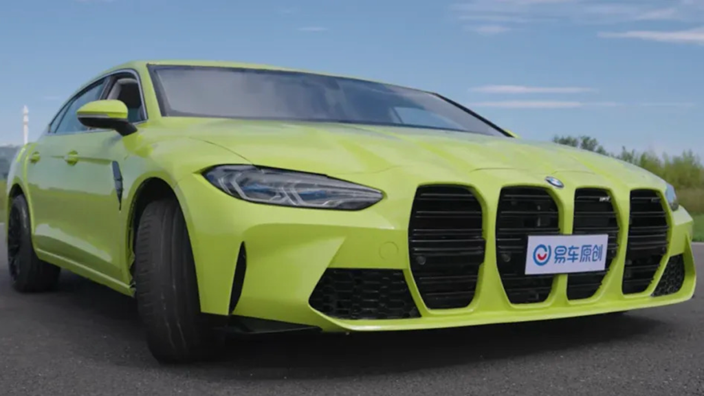 Somebody Turned A Volkswagen Sedan Into a 10-Foot-Wide Fake BMW M3