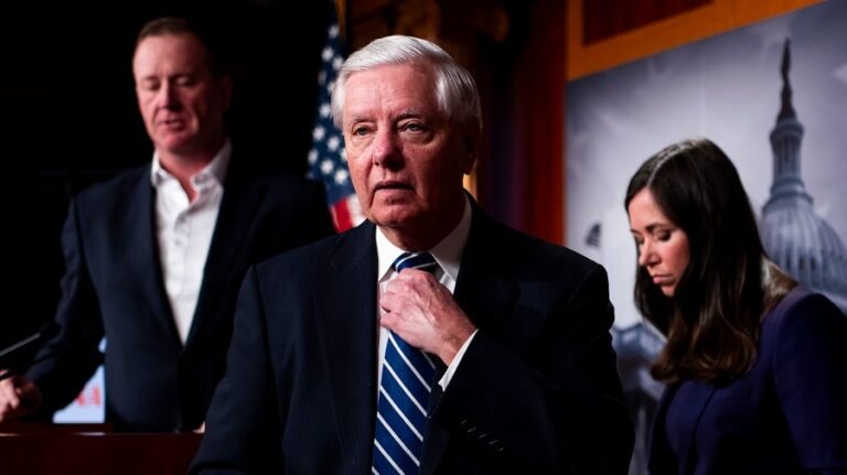 Trump makes new demands for Russia, Iran sanctions bill named for Graham