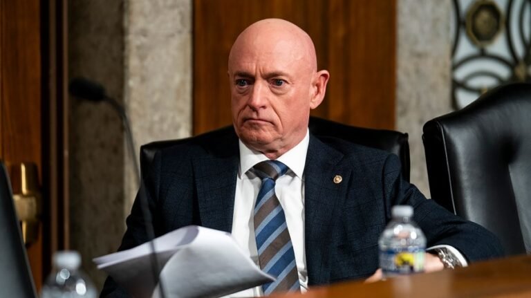 Mark Kelly endorses vice admiral ousted by Hegseth running for Congress