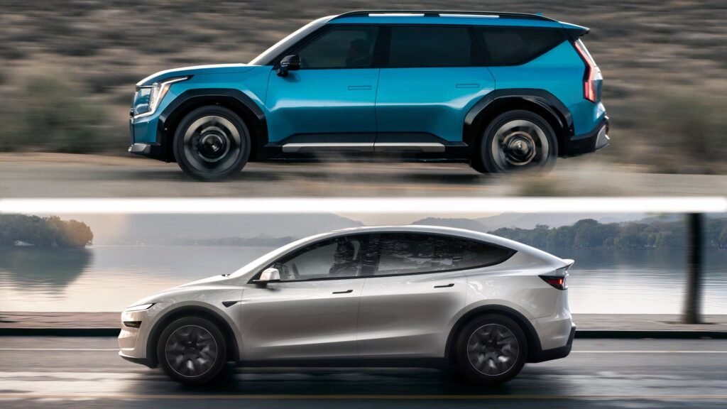 Kids' Table Vs. Living Room: Can Tesla's 3-Row Model Y Stand Up To Kia EV9 & Hyundai I
