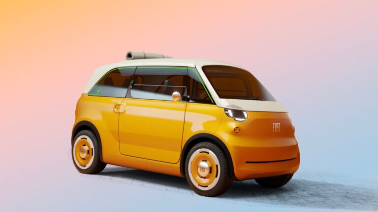 New Four-Seat Fiat Multiplina Will Be The Cutest Way For Unlicensed Teens To Get Around