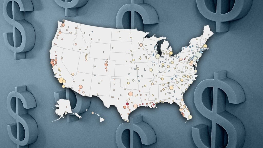 Zillow just revised its home price forecast for over 400 housing markets—see the map