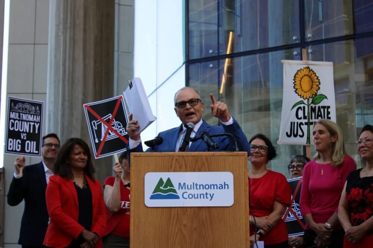 He sued the oil industry for $51B. Now he faces Republicans in a private grilling.