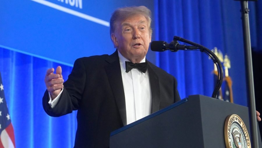 Trump takes shots at RFK Jr, Biden, CNN's Collins in WHCA dinner speech