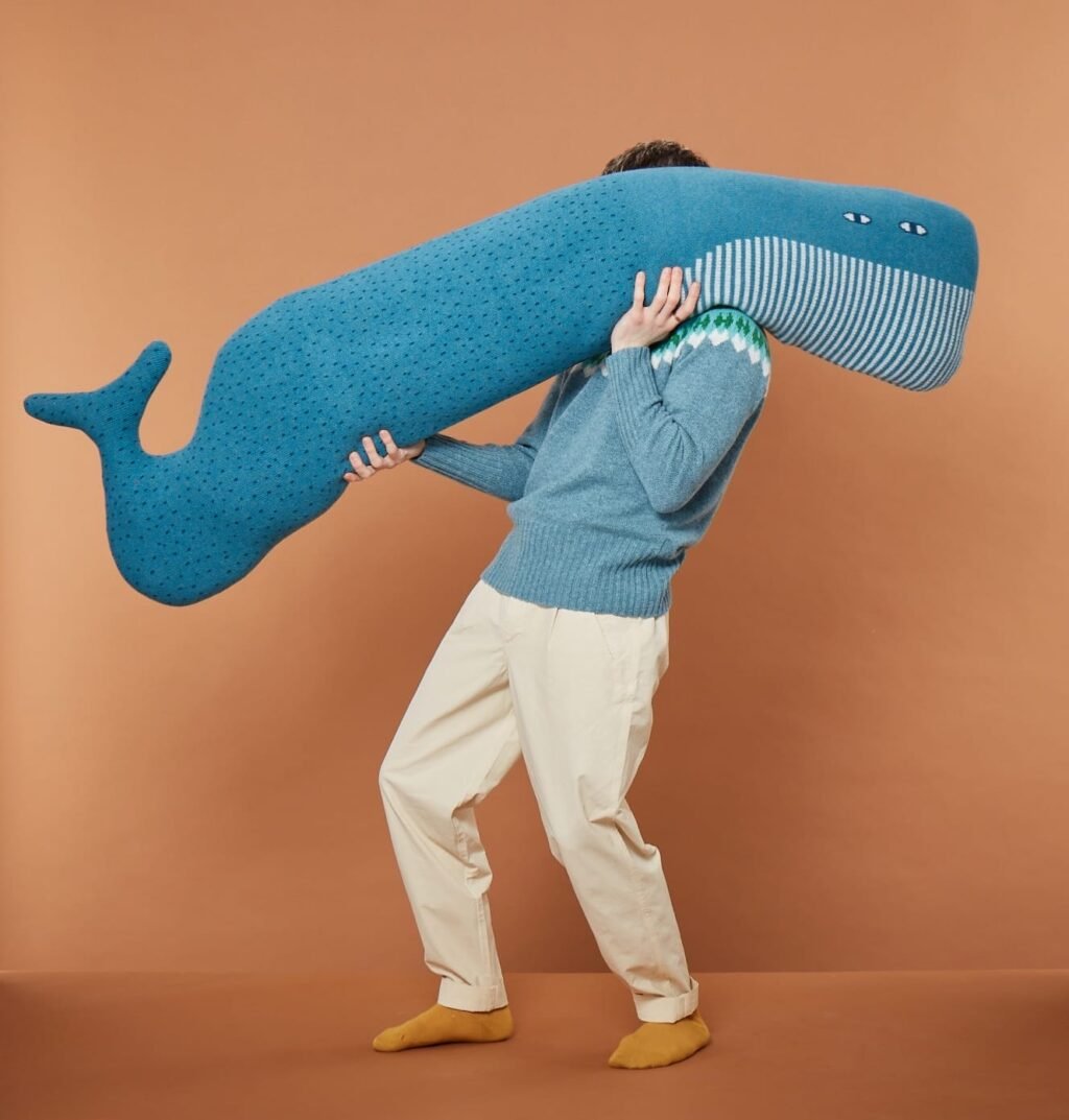 Playful Knitted Pillows by Donna Wilson Infuse Interiors with Whimsy and Joy