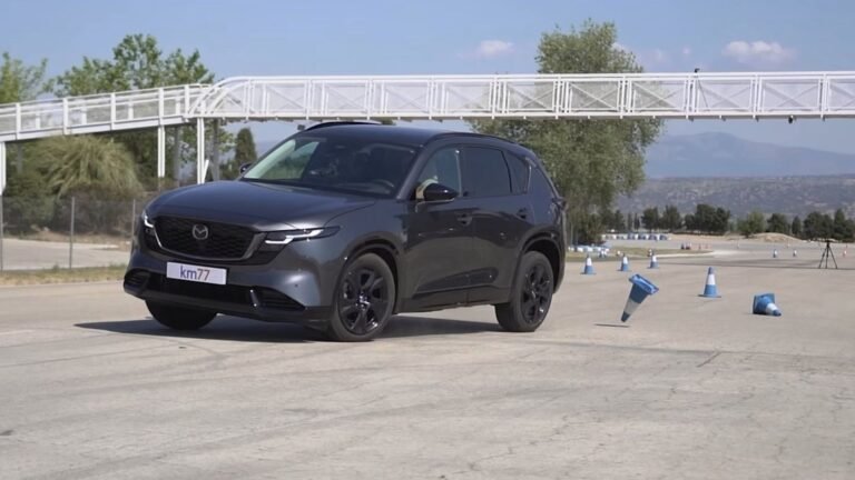 Mazda CX-5 Doesn't Look Very Sporty Trying To Pass The Moose Test