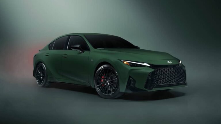 2027 Lexus IS Keeps Its V6 and Adds a 350-Unit Green Special