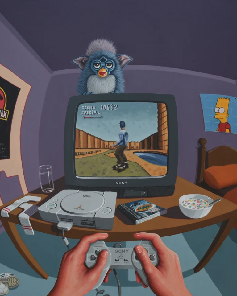 Matthew Blackburn's art hands you the controller to your own childhood