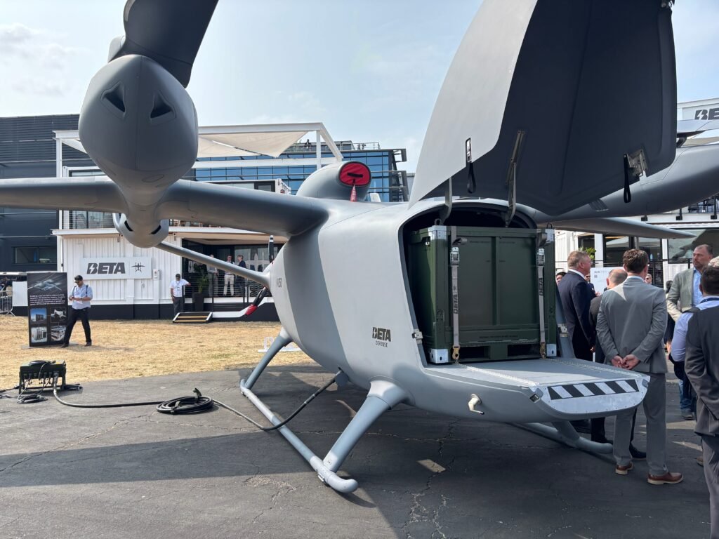 We saw Beta Technologies' autonomous aircraft for the battlefield. Meet the MV250.