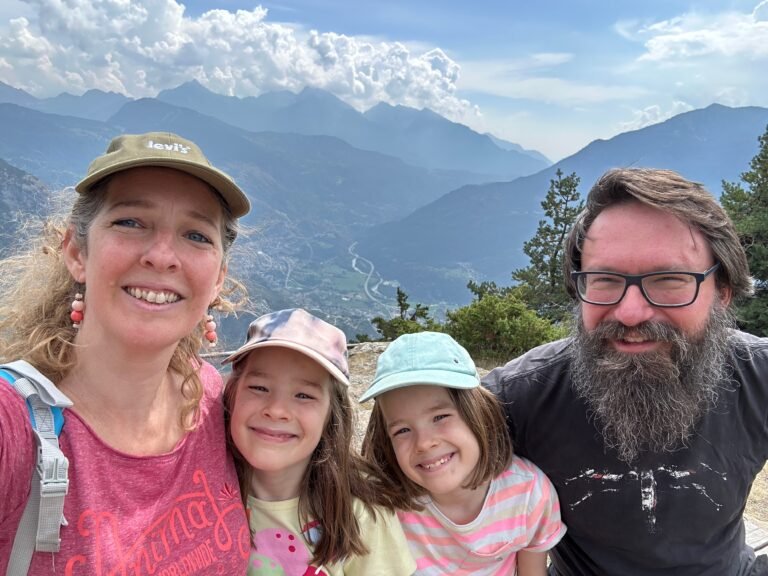 My family of 4 moved into a camper van for a year. I ran my business on the road, while my husband homeschooled our twins.