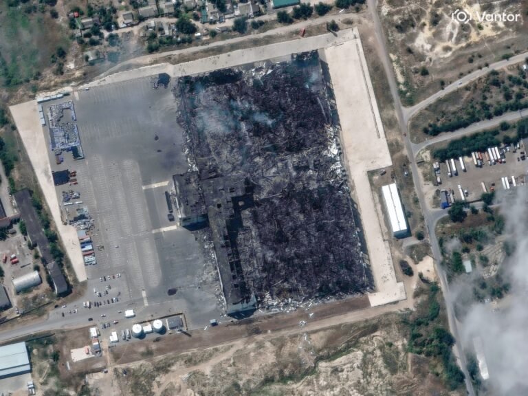 Satellite images show the damage Ukrainian strikes have inflicted on Russian e-commerce giant Wildberries' warehouses