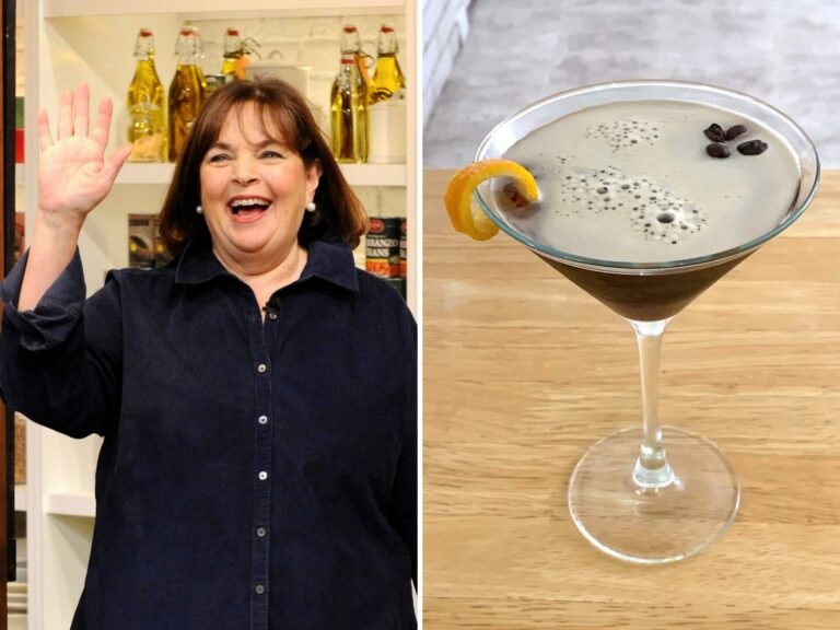 I tried Ina Garten's espresso martini and was tipsy after just a few sips