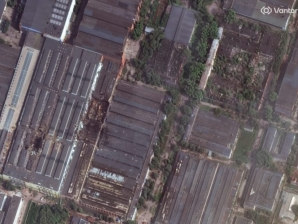 Satellite images show damage at a space center supporting Russia's Starlink rival after a Ukrainian missile strike