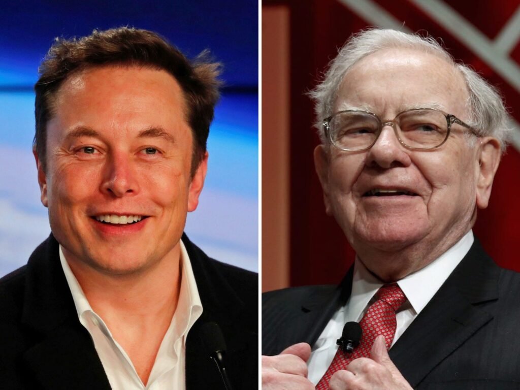 Elon Musk finally has Warren Buffett as a shareholder — sort of