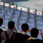 At China's robot Olympics, the finish line comes with a padded wall and a stretcher