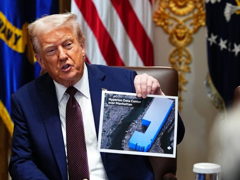 Trump says data centers are a 'golden goose' and communities will end up 'poor' without them