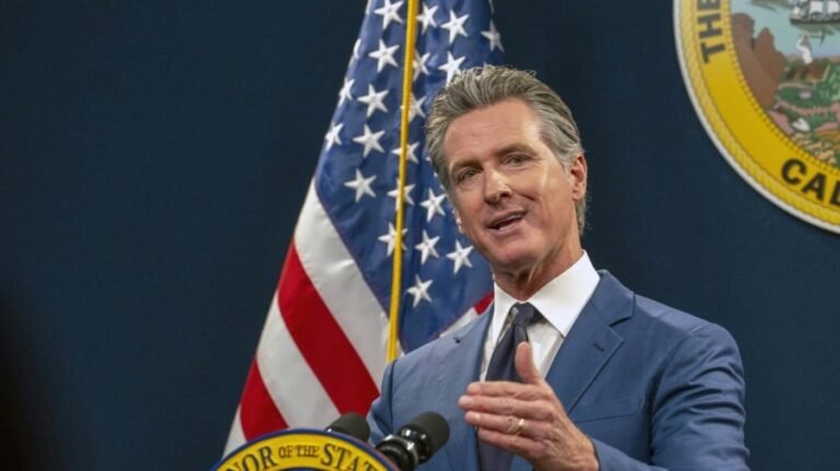 Newsom praises Trump Accounts, first lady foster-youth efforts