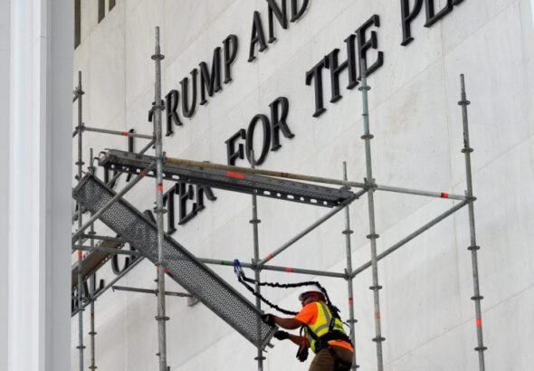 Kennedy Center delays restoring Trump’s name to front amid legal battle