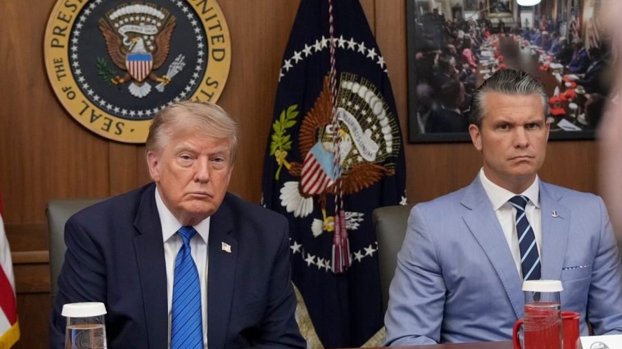 Trump defends Hegseth after reported clash over munitions at Camp David