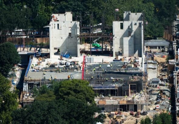 President Trump: White House ballroom construction 'under budget,' 'ahead of schedule'