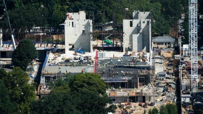 President Trump: White House ballroom construction 'under budget,' 'ahead of schedule'