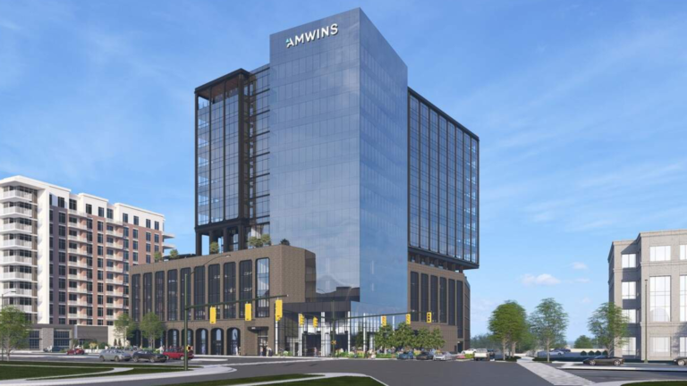 Amwins Moving Ahead on 15-Story Charlotte Office Tower