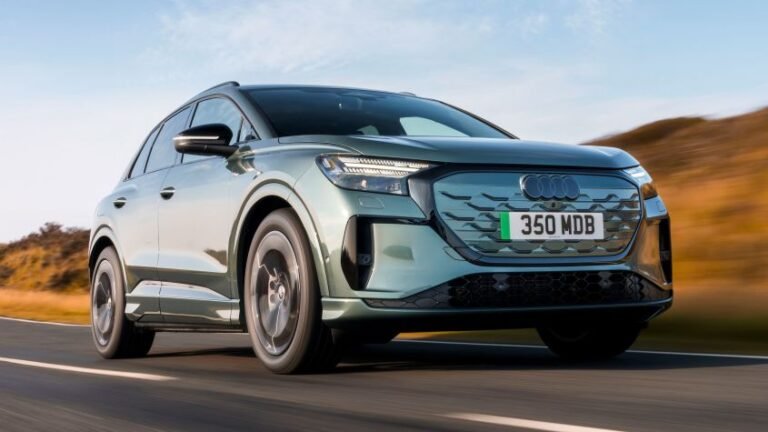 New Audi Q4 e-tron facelift 2026 UK - pictures