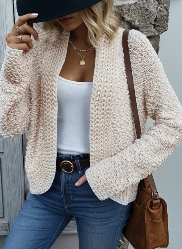 Women’s Long Sleeve Chunky Knit Cardigan only $15.87, plus more!