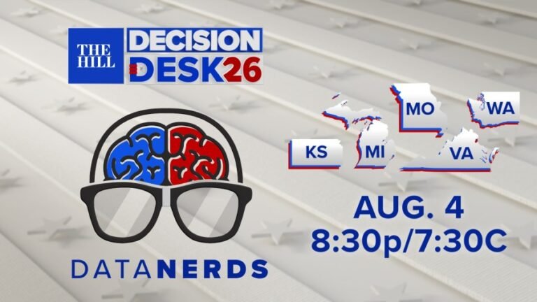 Watch live: DDHQ, The Hill track primaries in Michigan, Virginia, Kansas, Missouri and Washington