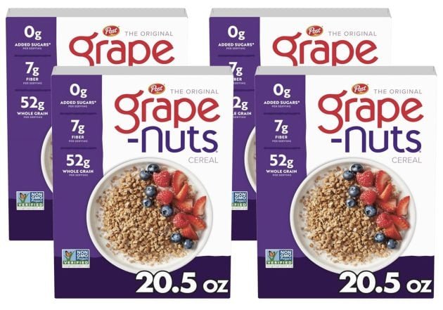 Post Grapes Nuts Cereal (Pack of 4) only $9.71 shipped!