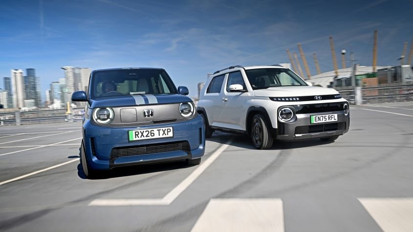 Hyundai Inster vs Honda Super-N: an eclectic EV city car clash