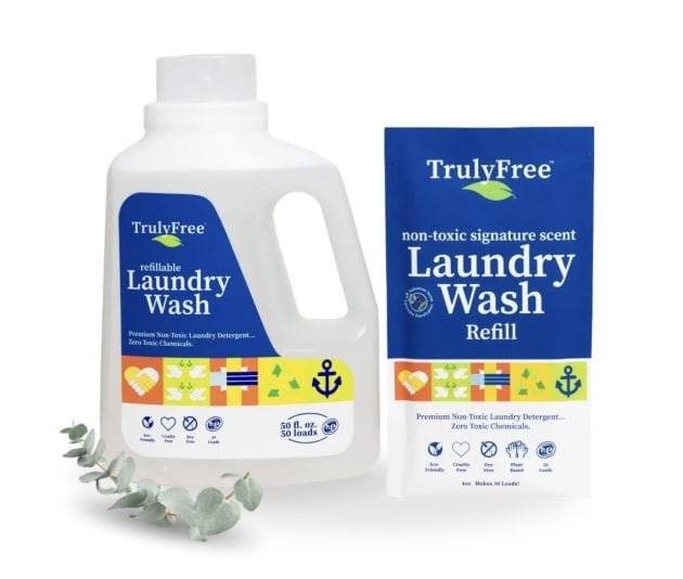 *HOT* Non-Toxic Laundry Detergent (50 loads) + Refillable Jug only $5 shipped!