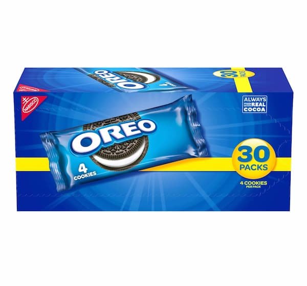 Oreo Sandwich Cookies, 4-Cookie Snack Packs, 30 Count only $9.41 shipped, plus more!