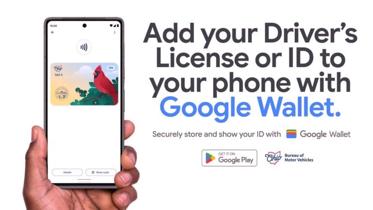 Android Users in Ohio Can Now Store Digital Licenses in Google Wallet