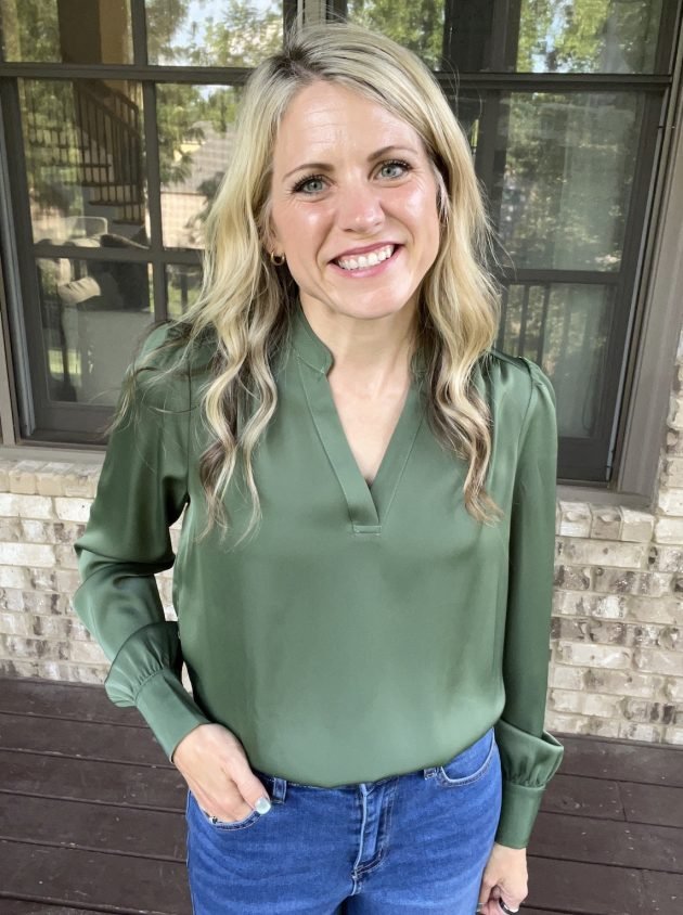 Women’s Satin Blouse only $14.99!