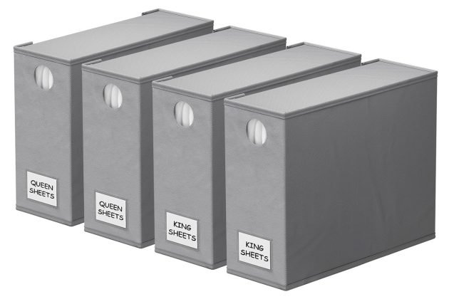 SpaceAid Bed Sheet Organizers (4 pack) only $19.95!