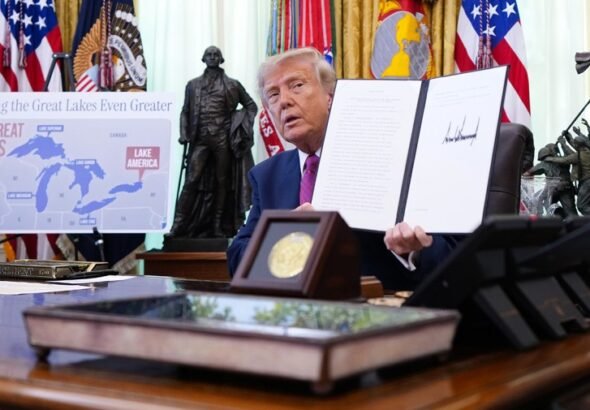 House Dems move to block Trump's attempted renaming of Lake Ontario
