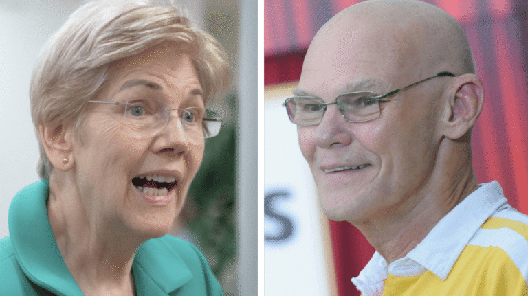 Warren says she only pays ‘attention to almost one out of 10’ opinions from Carville
