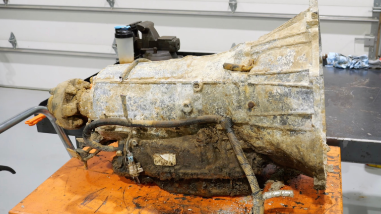 A Camaro Sat In A River For Four Years, Then Its Transmission Came Apart