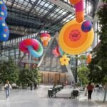 An Inflatable Pool Party by Craig & Karl Fills a Dubai Atrium with Summer Fun