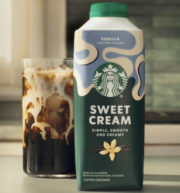 FREE Starbucks Sweet Cream Creamer after rebate!
