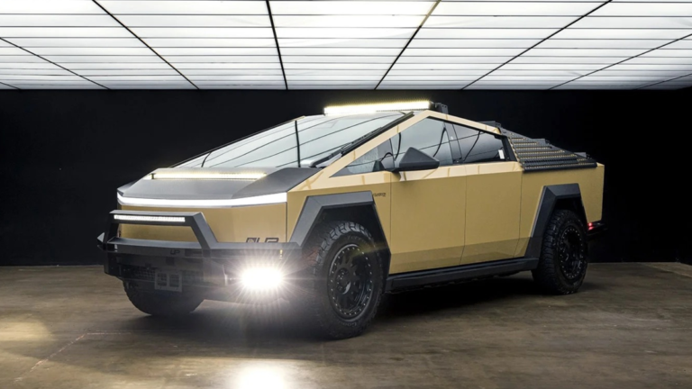 The Tesla Cybertruck’s Bare Steel Look Gets a Desert-Ready Makeover