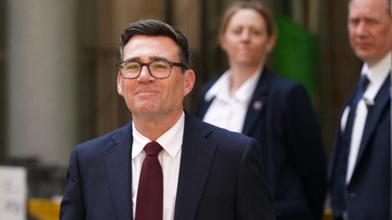 New UK leader Andy Burnham exchanged messages with a Susie Wiles impersonator