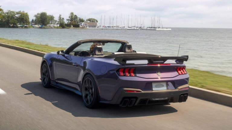 Ford Chops The Roof Off The Mustang Dark Horse SC So You Can Hear The Supercharger Better