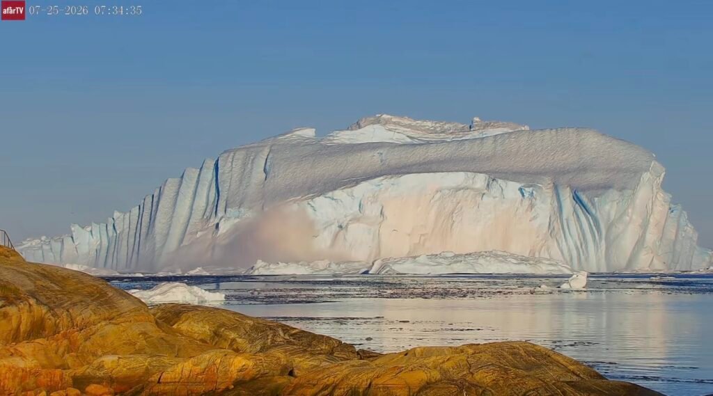 Watch a Monumental Iceberg in Greenland Do a Somersault