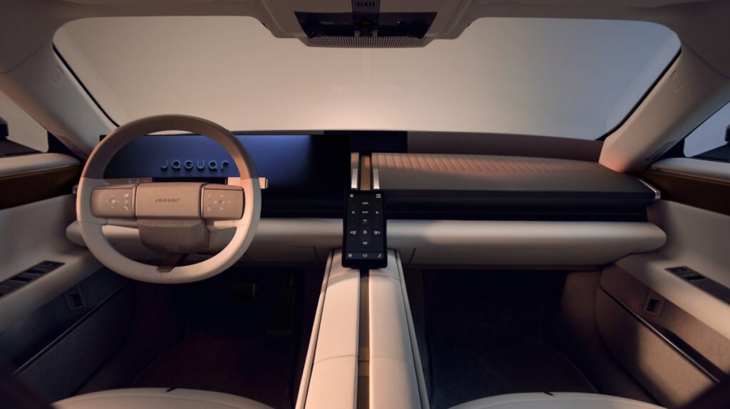 Jaguar Type 01 Interior Looks Smooth, Minimal, Natural