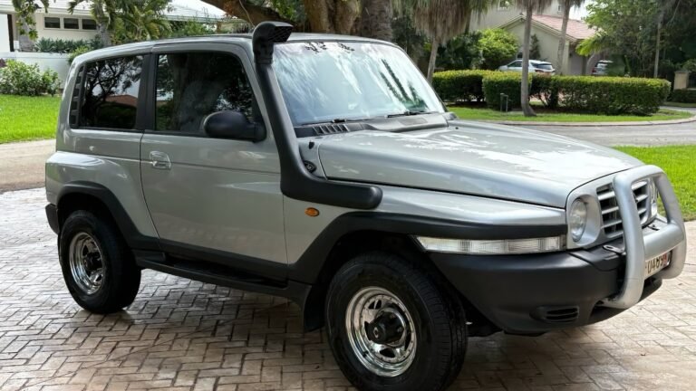 At $16,400, Is This 1998 SsangYong Korando An Ultra-Rare Bargain?