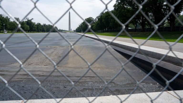 Trump maintains vandalism claims, calls on Pirro to 're-visit' Reflecting Pool