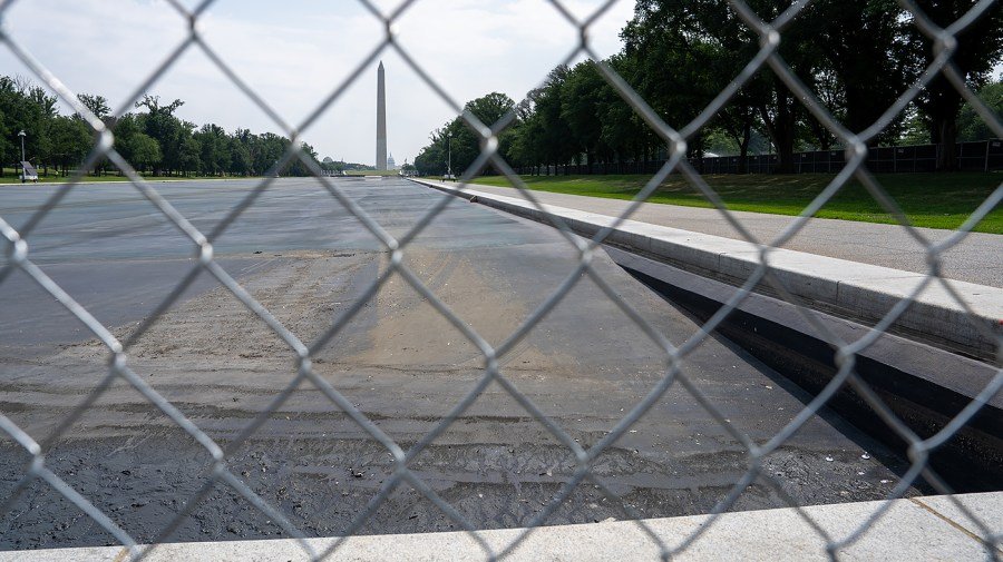 Trump maintains vandalism claims, calls on Pirro to 're-visit' Reflecting Pool